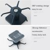 2pcs Under Cabinet Kitchen Utensil Hooks, 360° Rotating Drilling Free Hanging Rack
