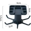 2pcs Under Cabinet Kitchen Utensil Hooks, 360° Rotating Drilling Free Hanging Rack