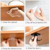 2pcs Under Cabinet Kitchen Utensil Hooks, 360° Rotating Drilling Free Hanging Rack
