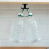 2pcs Under Cabinet Kitchen Utensil Hooks, 360° Rotating Drilling Free Hanging Rack